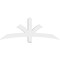Ekena Millwork Davenport Architectural Grade PVC Gable Bracket, 60"W x 22 1/2"H x 2"D x 4"F, 9/12 Pitch GBP060X23X0204DAV00 - alternate 5